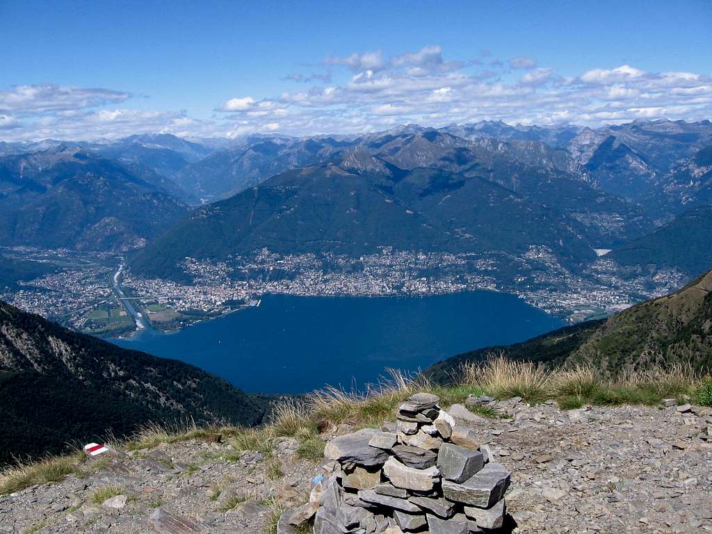 View from Monte Tamaro