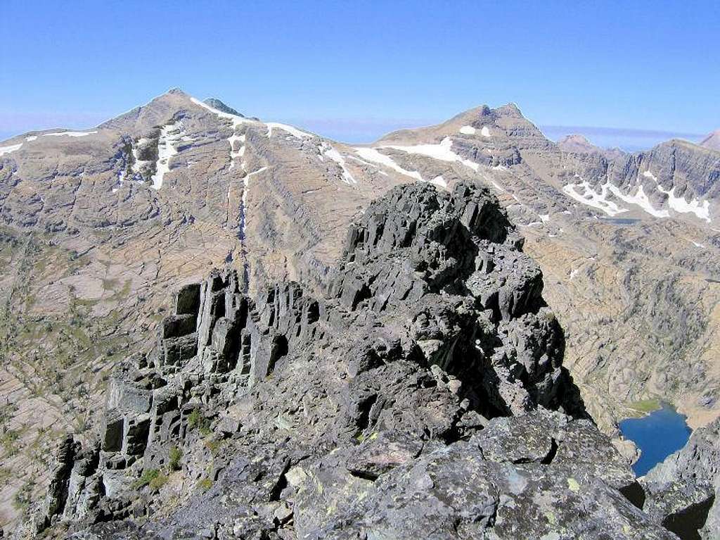 East St Marys Peak, Peak Y, Lowary Peak - from Gray Wolf summit