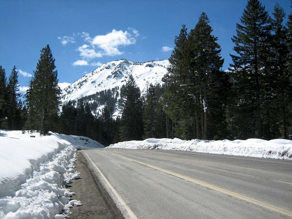 Winter view of Eureka Peak