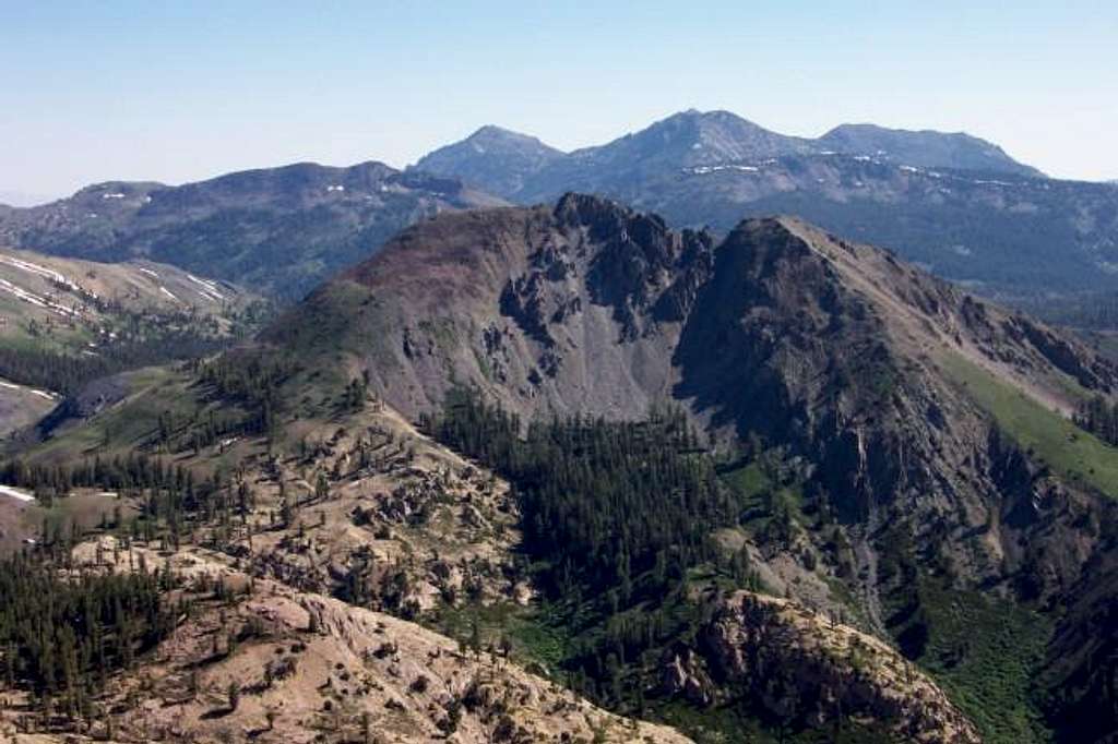 Hiram Peak viewed from the...