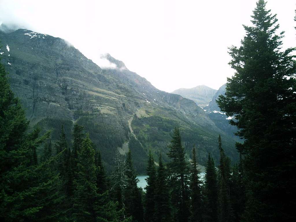 From Going To The Sun Road at St. Mary's Lake