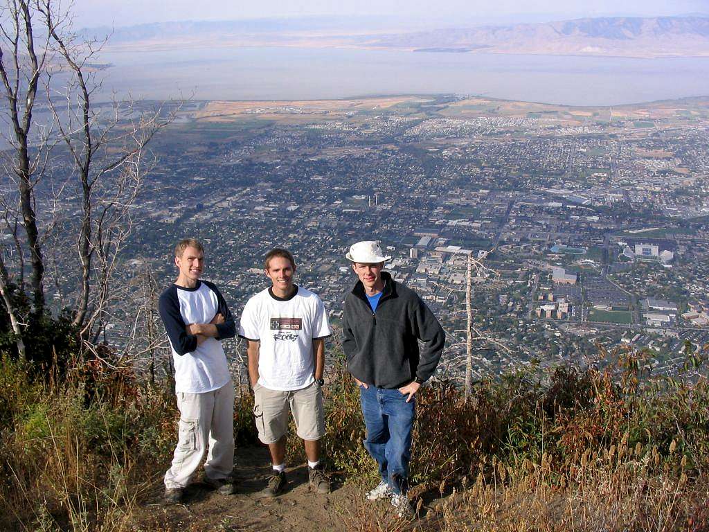 Gabe, Brandon, & Brandt at Y Mountain summit