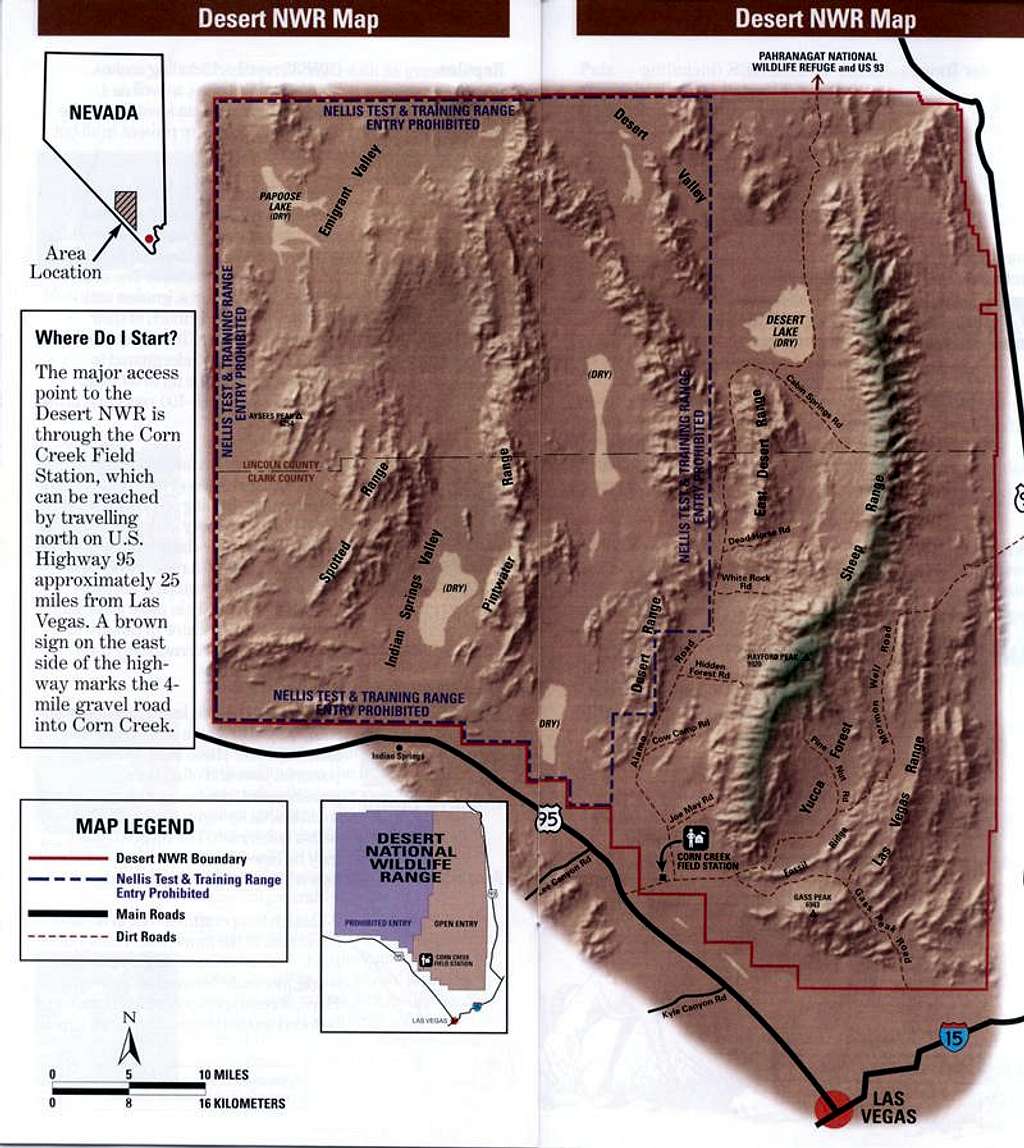 Map of Desert NWR