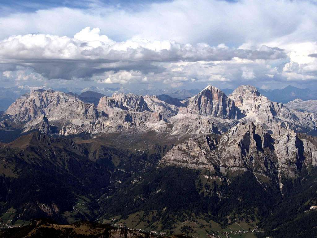 The Dolomites of Cortina.