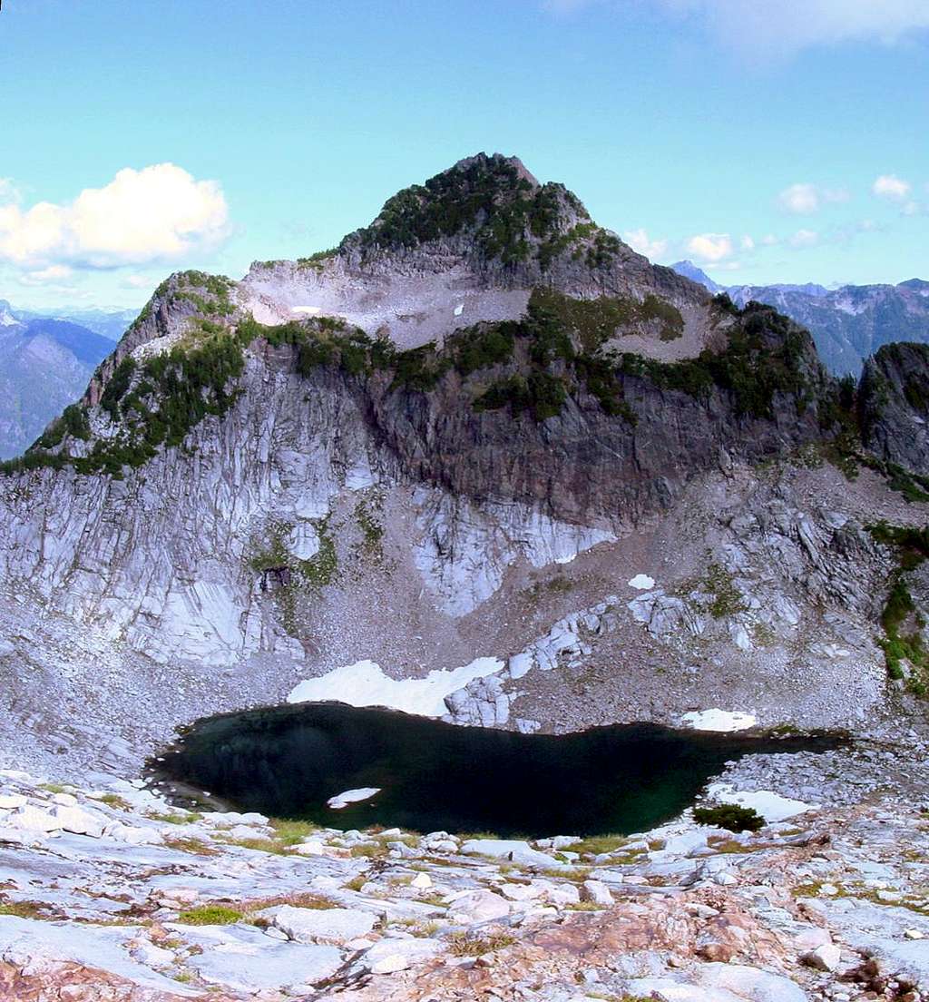 Sperry Peak and Lake Elan