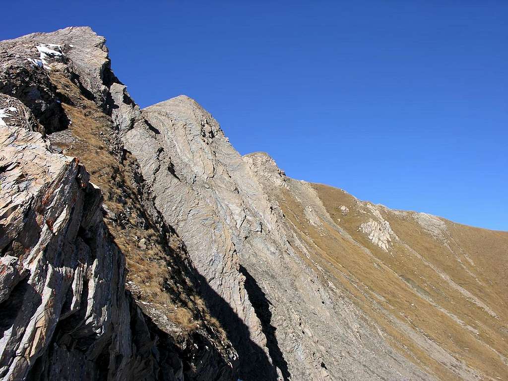 La cresta Del Mont Favre (2967 m)