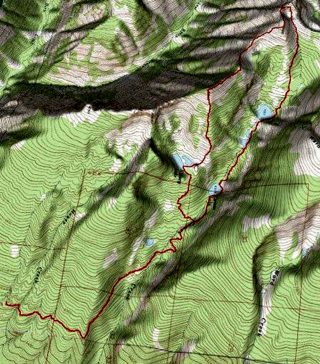 3D of Four Lakes Route