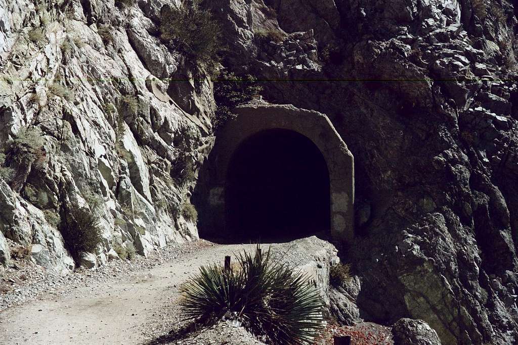 Mueller Tunnel into South Face of San Gabriel Peak