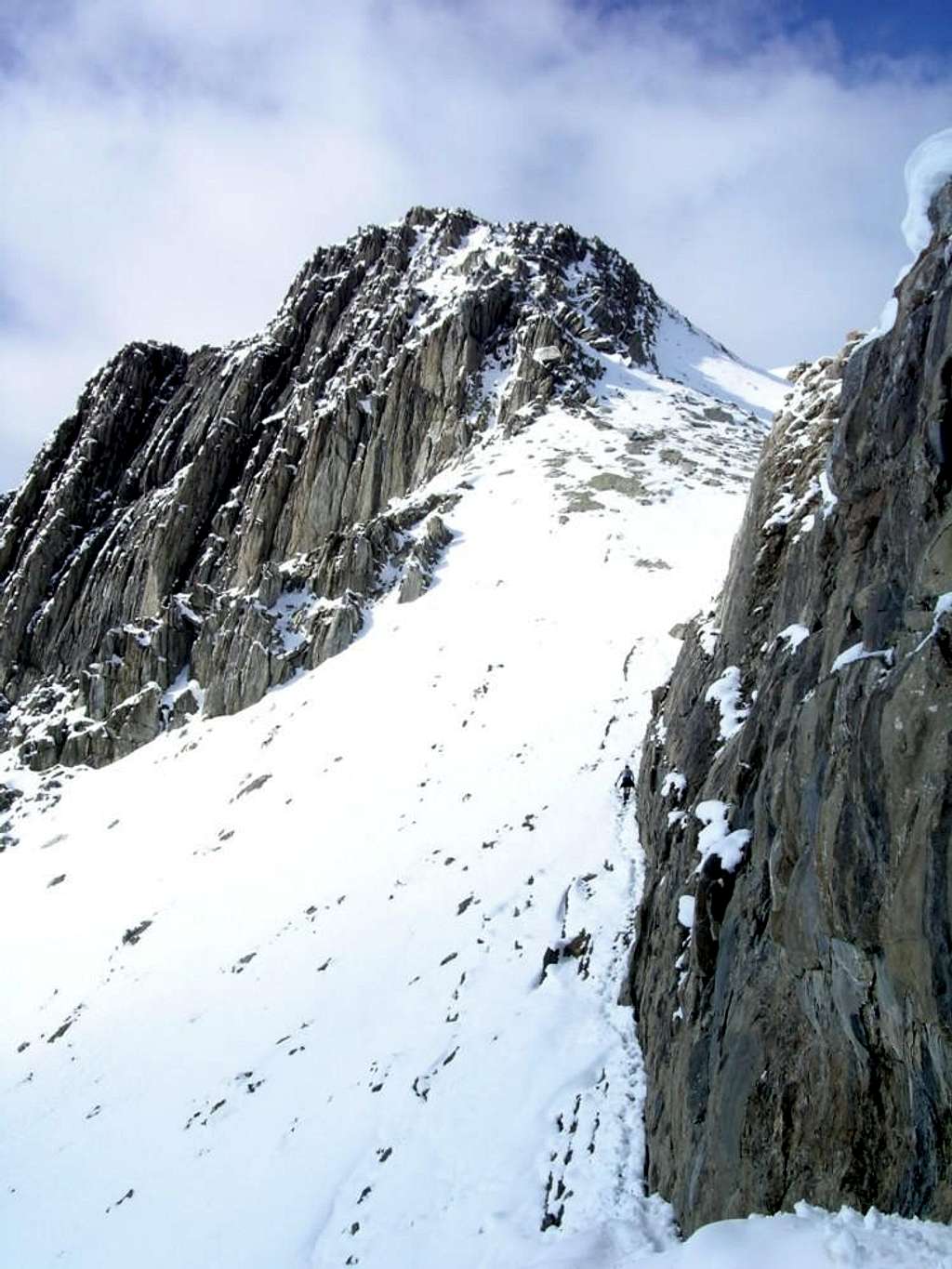 Ascending Mt Cory, Banff