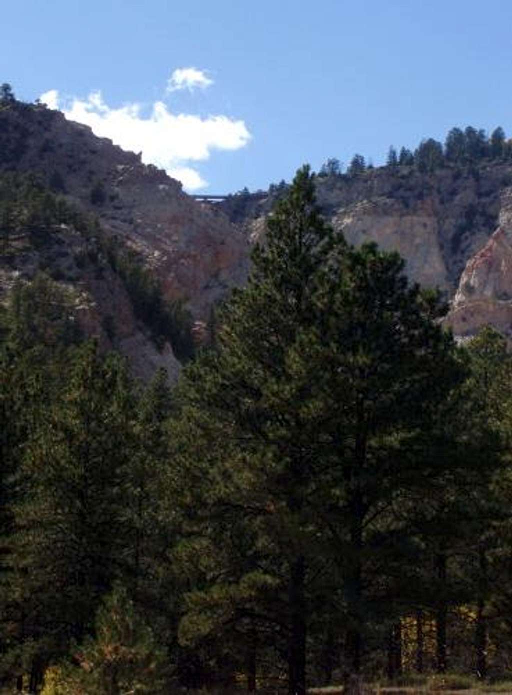 Hell's Backbone Bridge from Afar