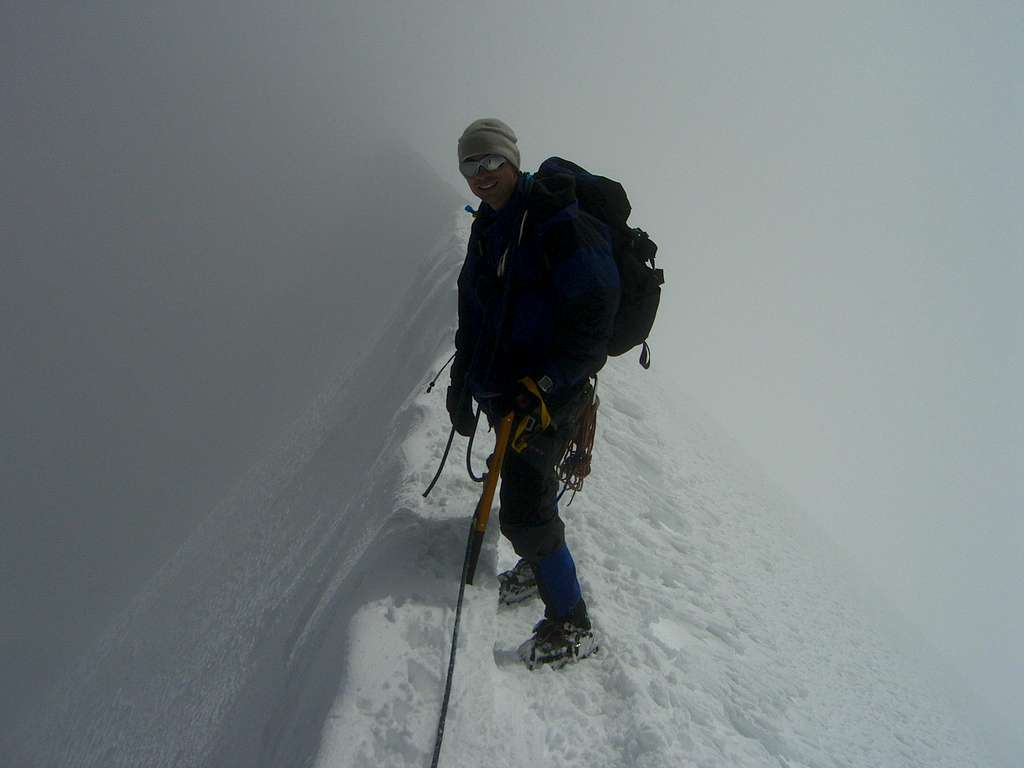 Me on Mönch SE ridge