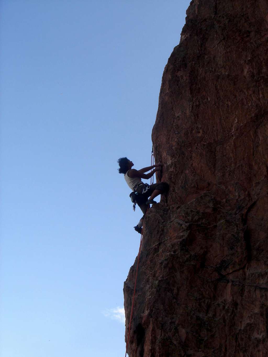 Larissa Climbing