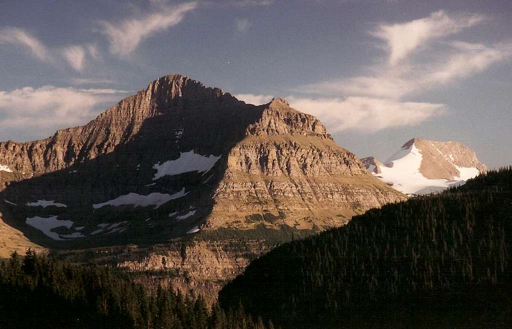 Citadel Mountain and Blackfoot Mountain
