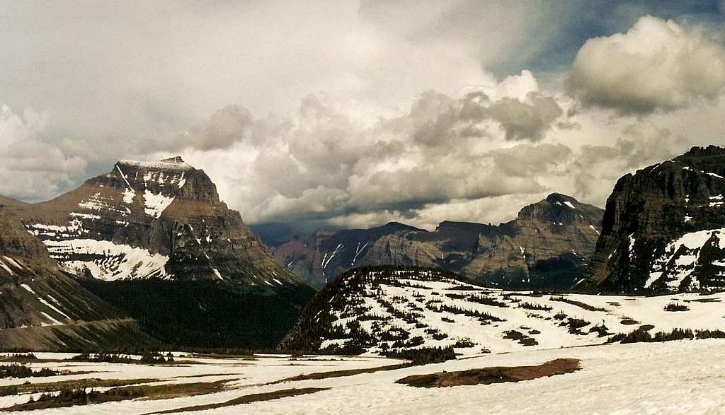 East from Logan Pass