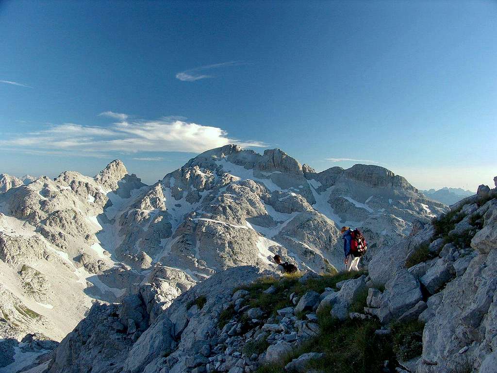 Descent from Maja Jezerce