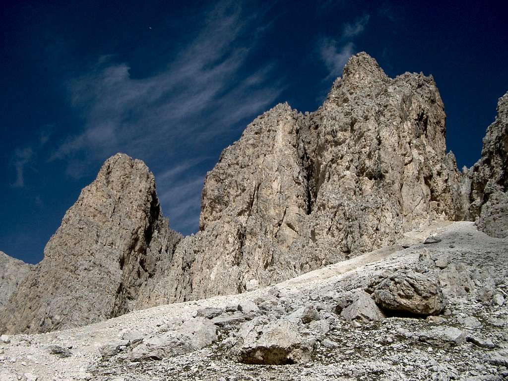 Antermoia Valley Mountains