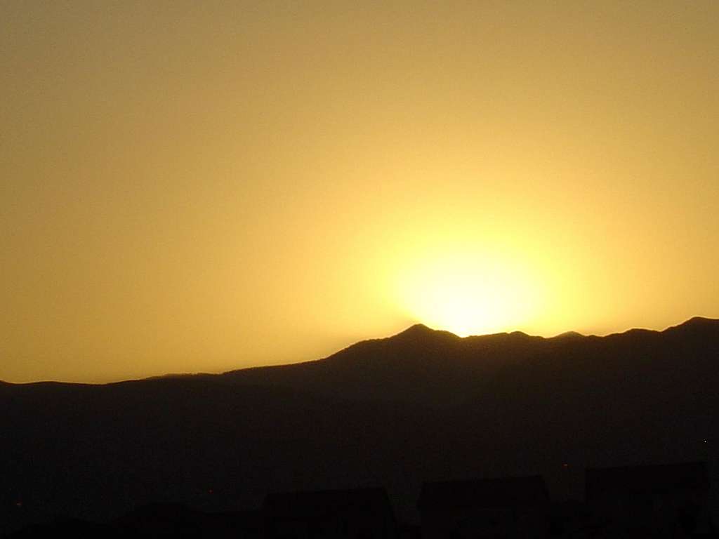 Sunset over Griffith Peak