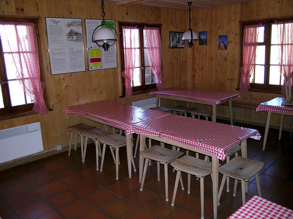Dinning Room of the Weissmieshütte