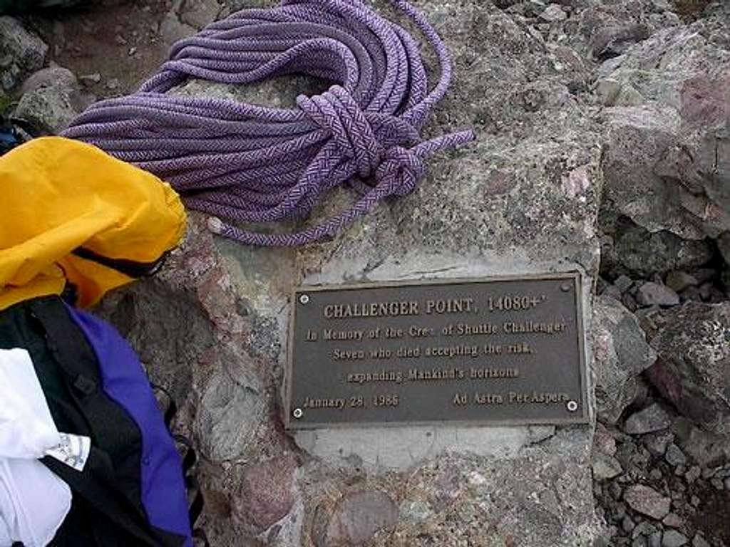 Memorial at Challenger Point