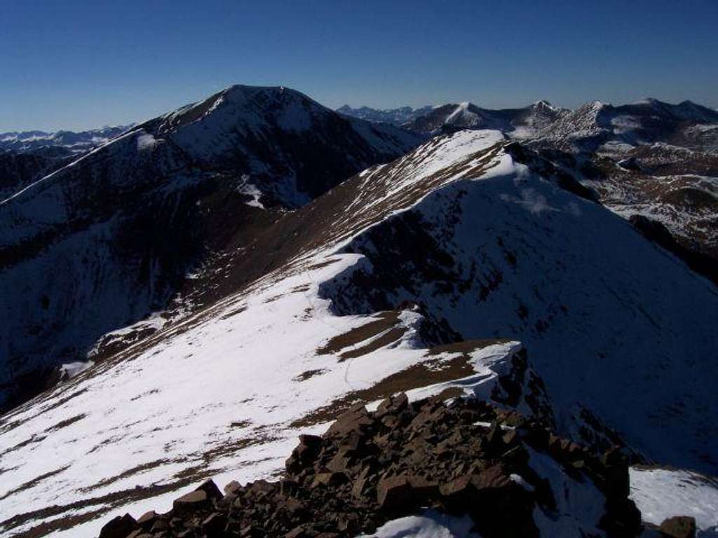 Handies Peak from PT 13,795