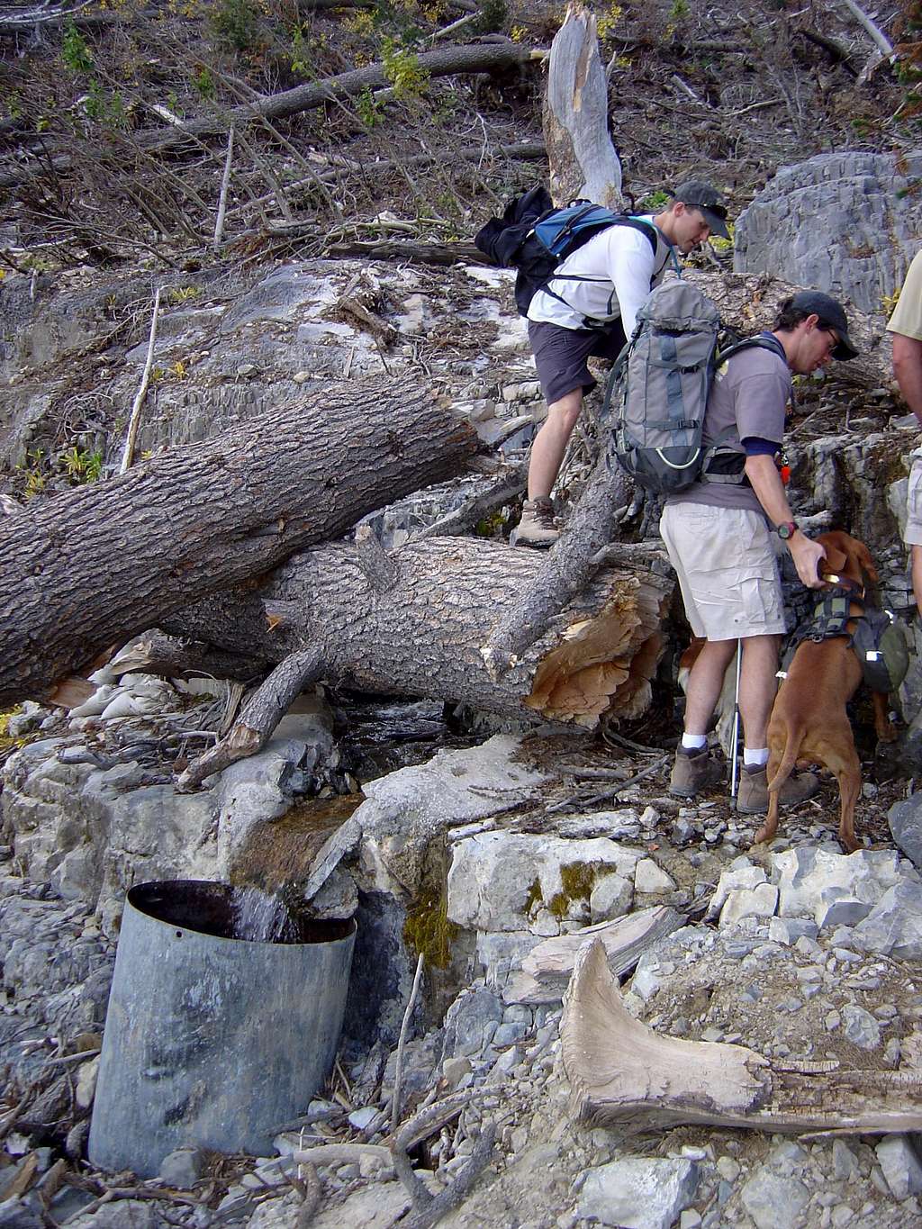 Waterfall at the end of the Road