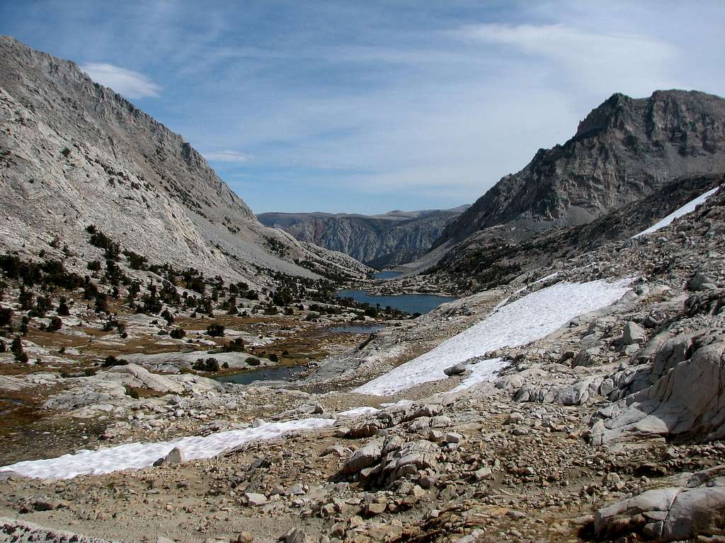 Approach to Piute Pass