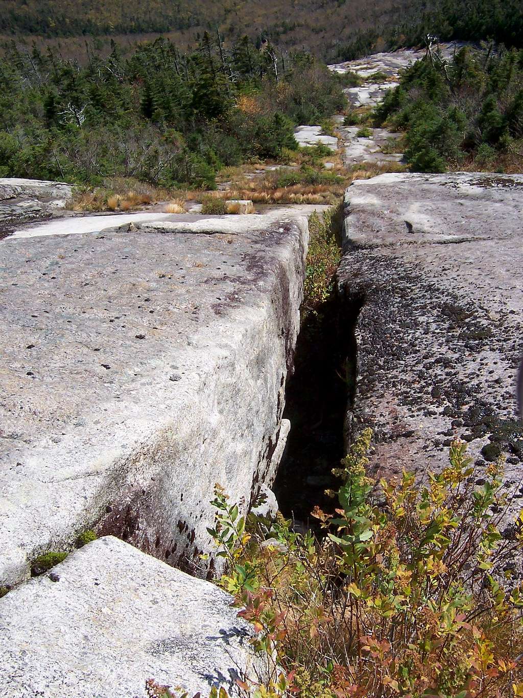 Looking down The Crack