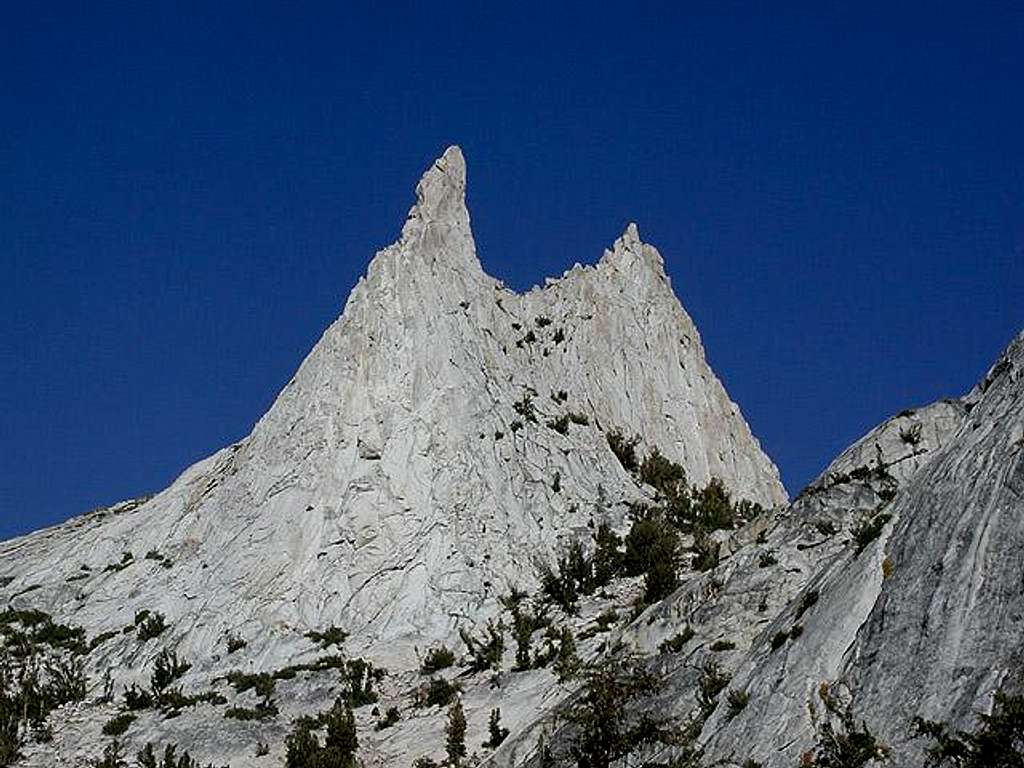 Cathedral Peak (right) and...