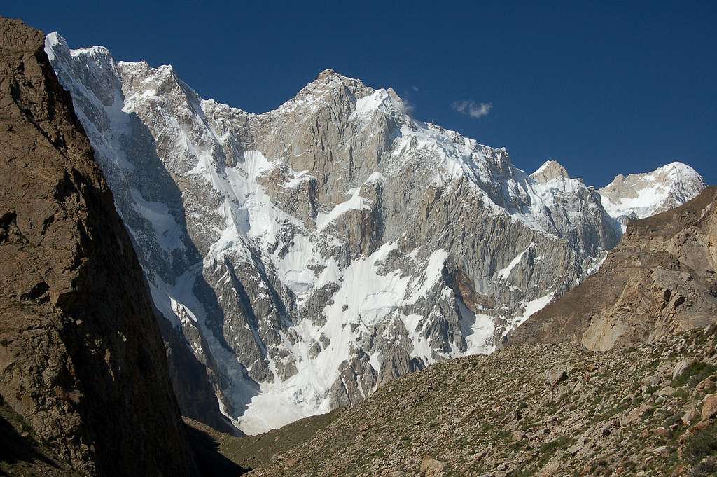 SW Face of Unclimbed Kunyang Chhish East (7431m)