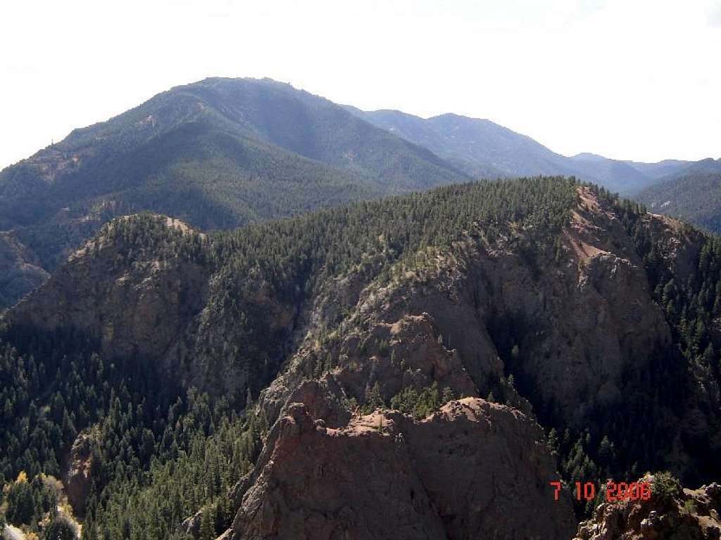From across the cañon