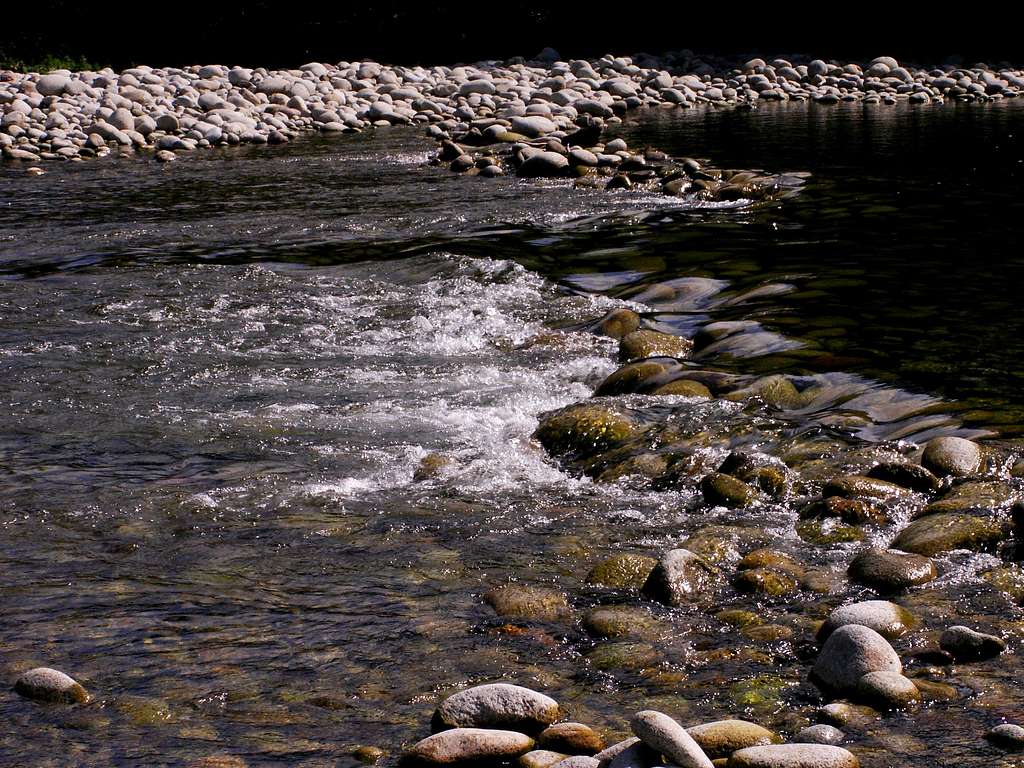 A river....