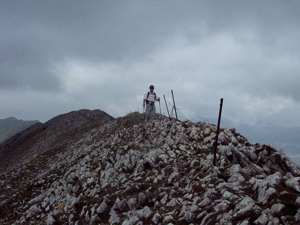 Summit ridge of Txurregui