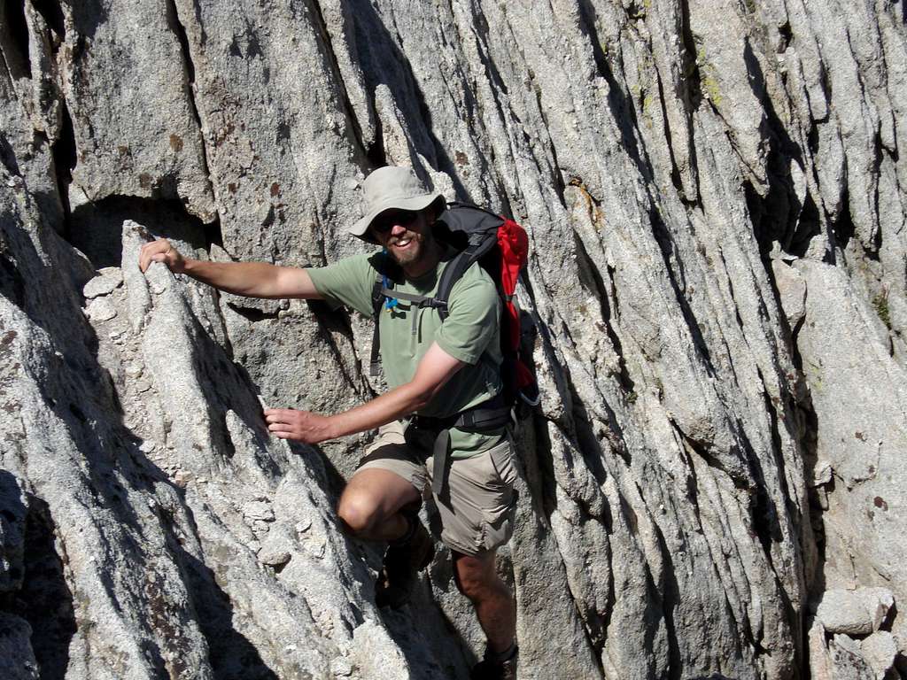 The good part of the NW face
