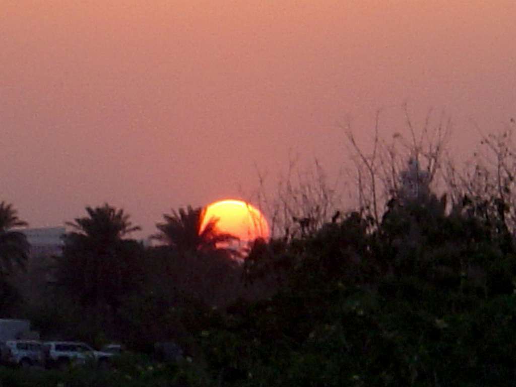 Sunset in Iraq 5-4-2004