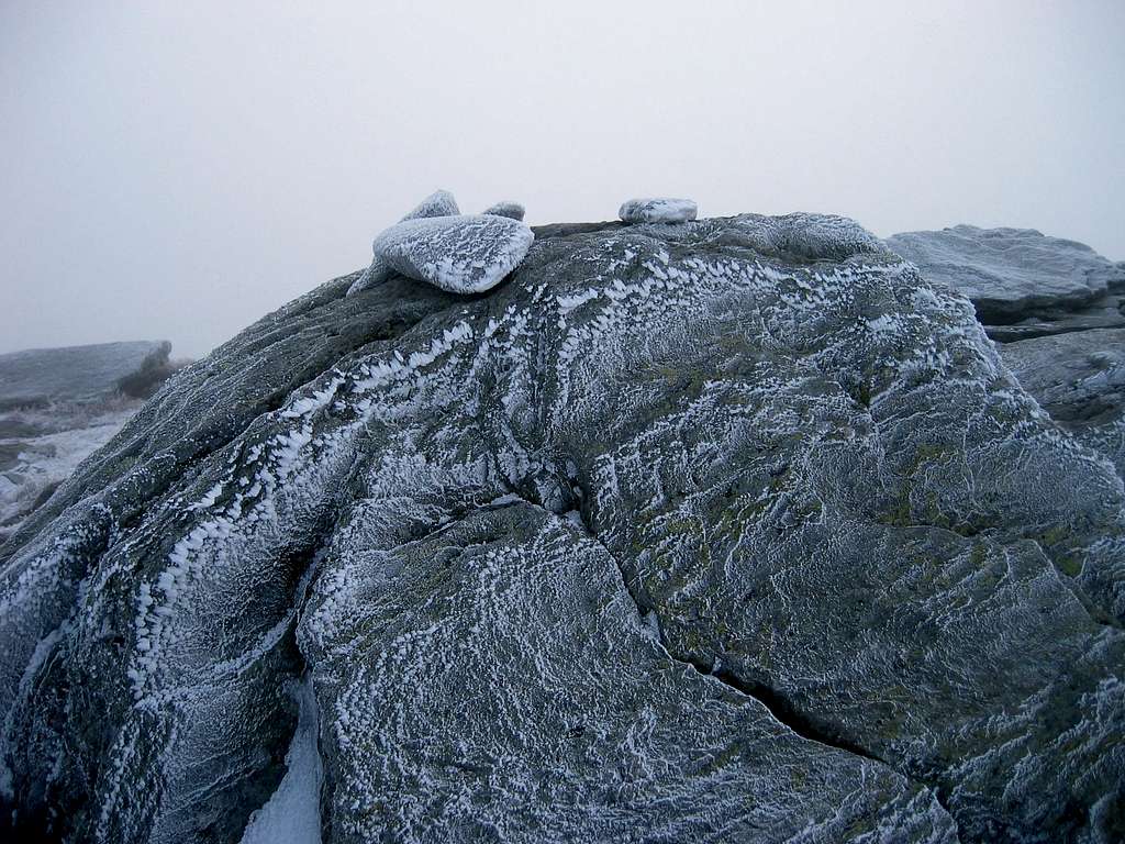 Icy Summit of Camels Hump