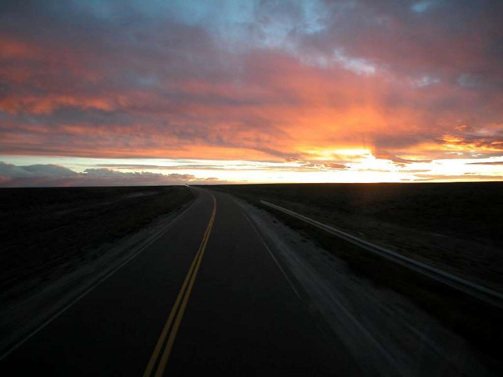 Peninsula Valdes - Patagonian road