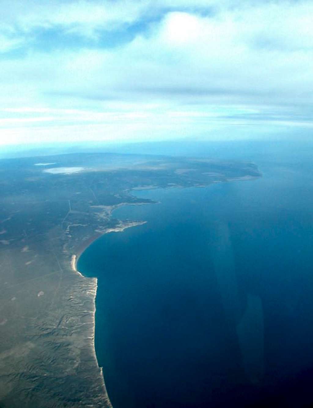 Peninsula Valdes - seen from the sky