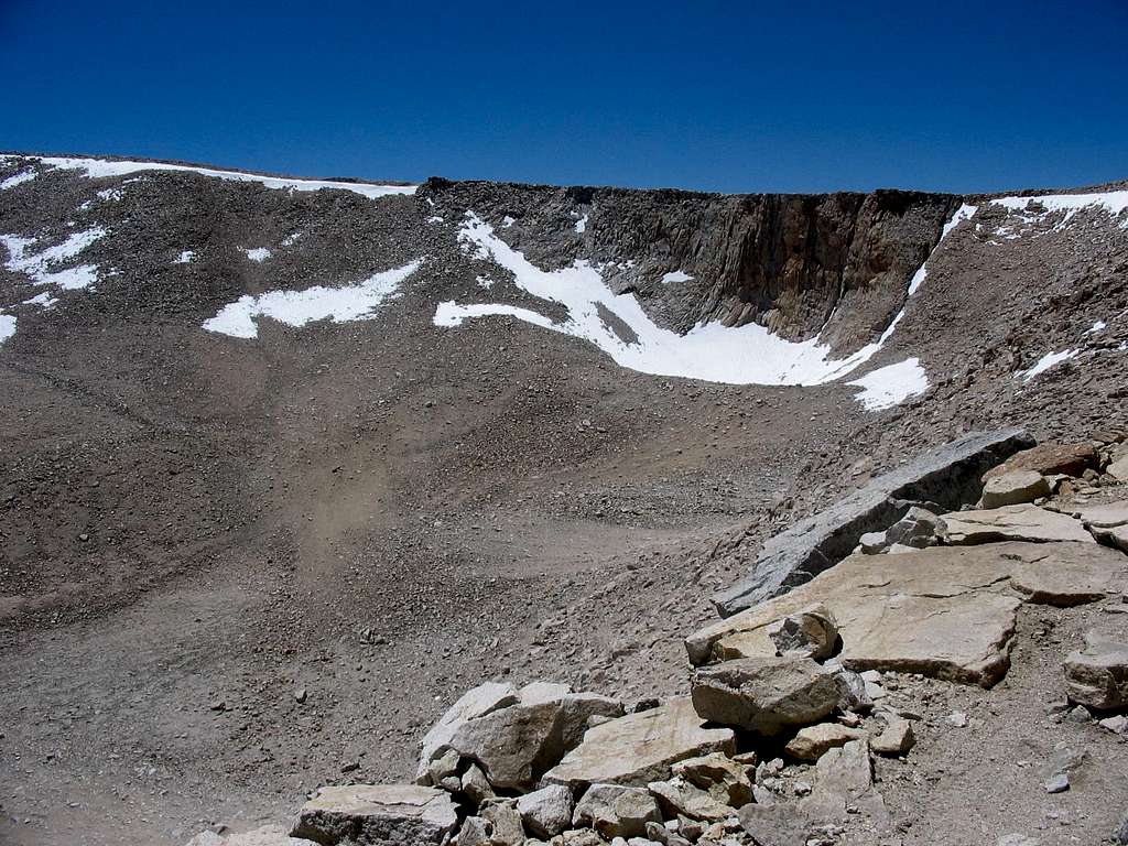 Nearing the top of New Army Pass