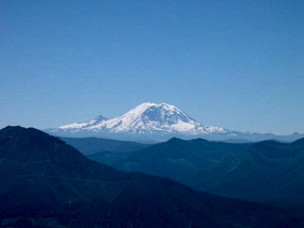 Mt. Rainier from the Teneriffe Fire Road