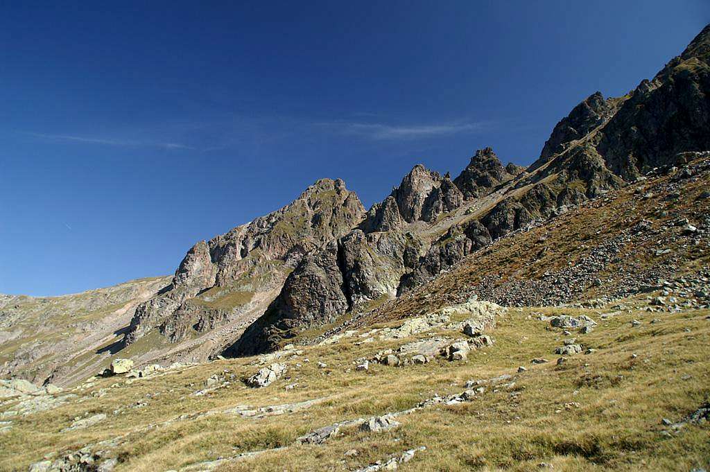 The Sulzspitze north ridge
