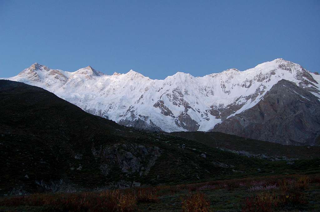 The Nanga Parbat massif at dawn