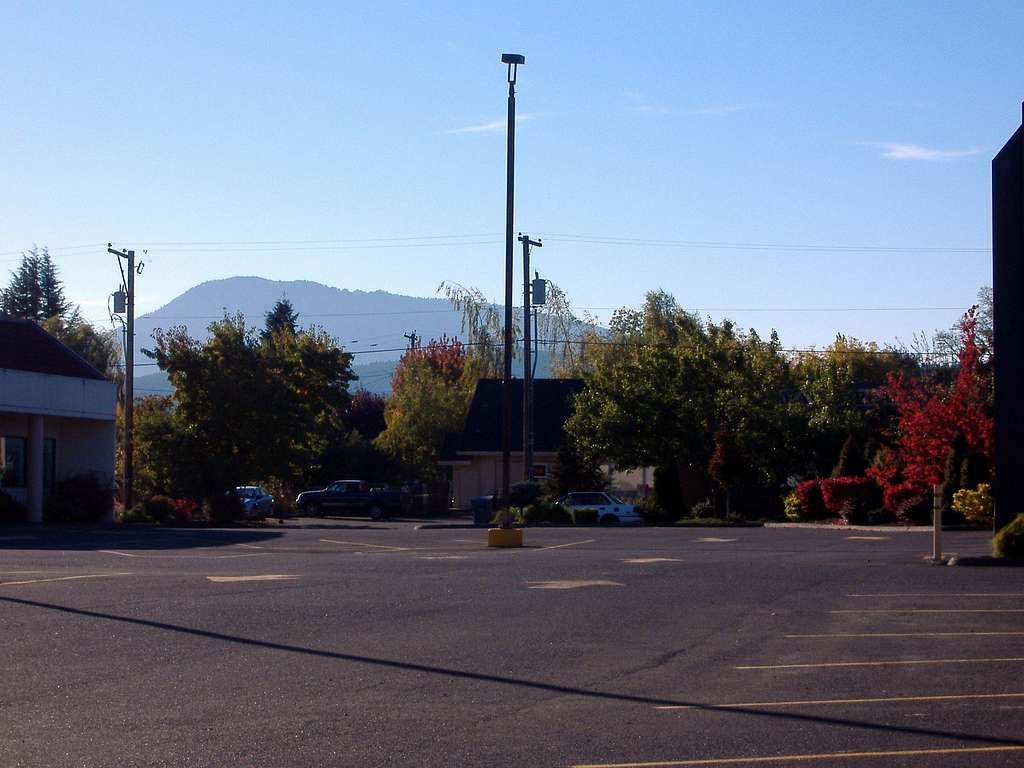 Mary's Peak from Philomath, OR.