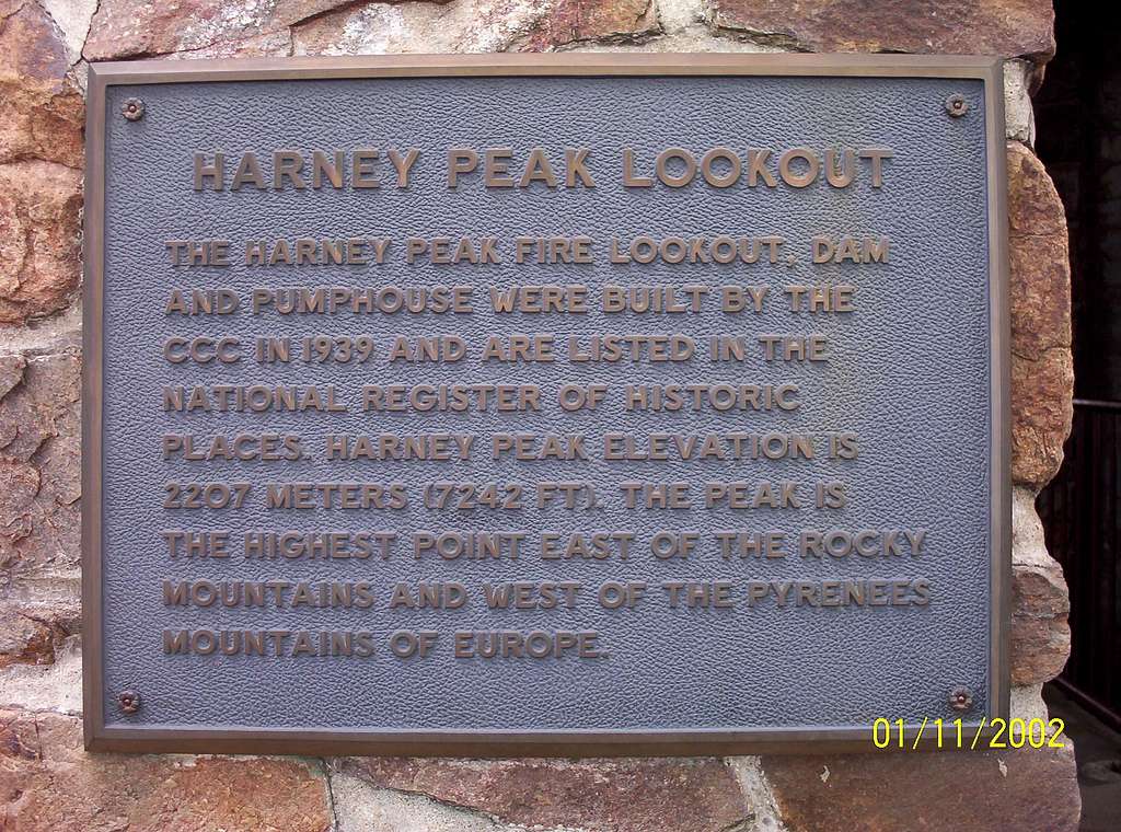 Harney Peak Sign