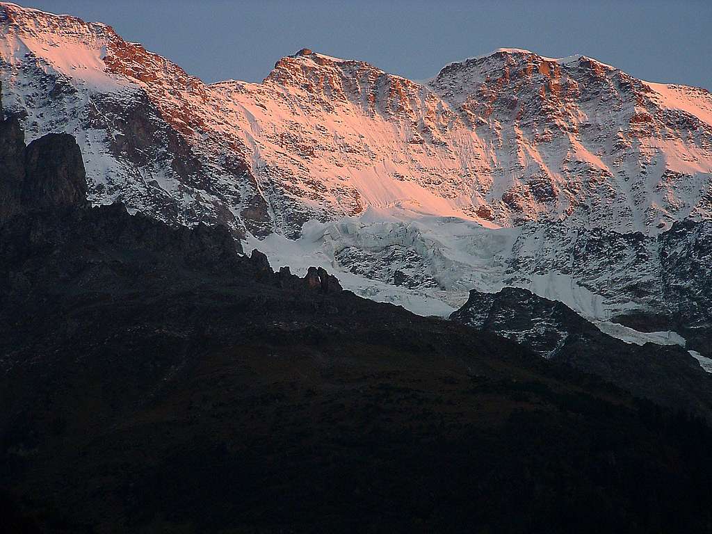 Grosshorn at sunset