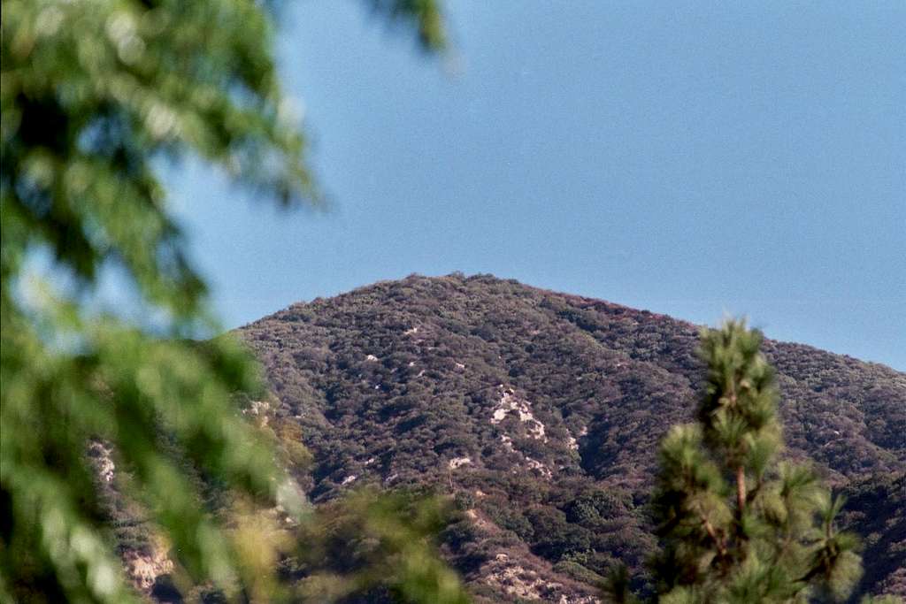 Jones Peak (3,375') in San Gabriel Mtns.