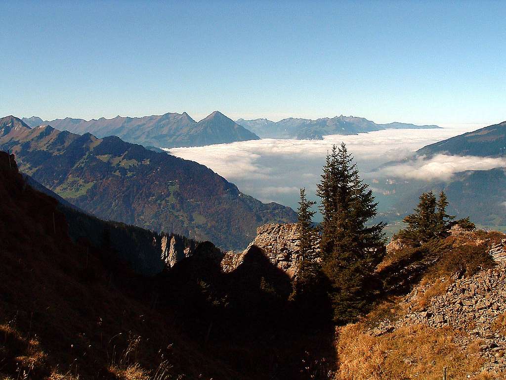Niesen and Thunersee from Oberberghorn