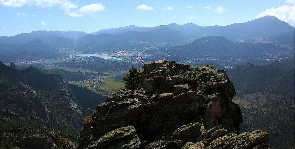Estes Park from The Needle