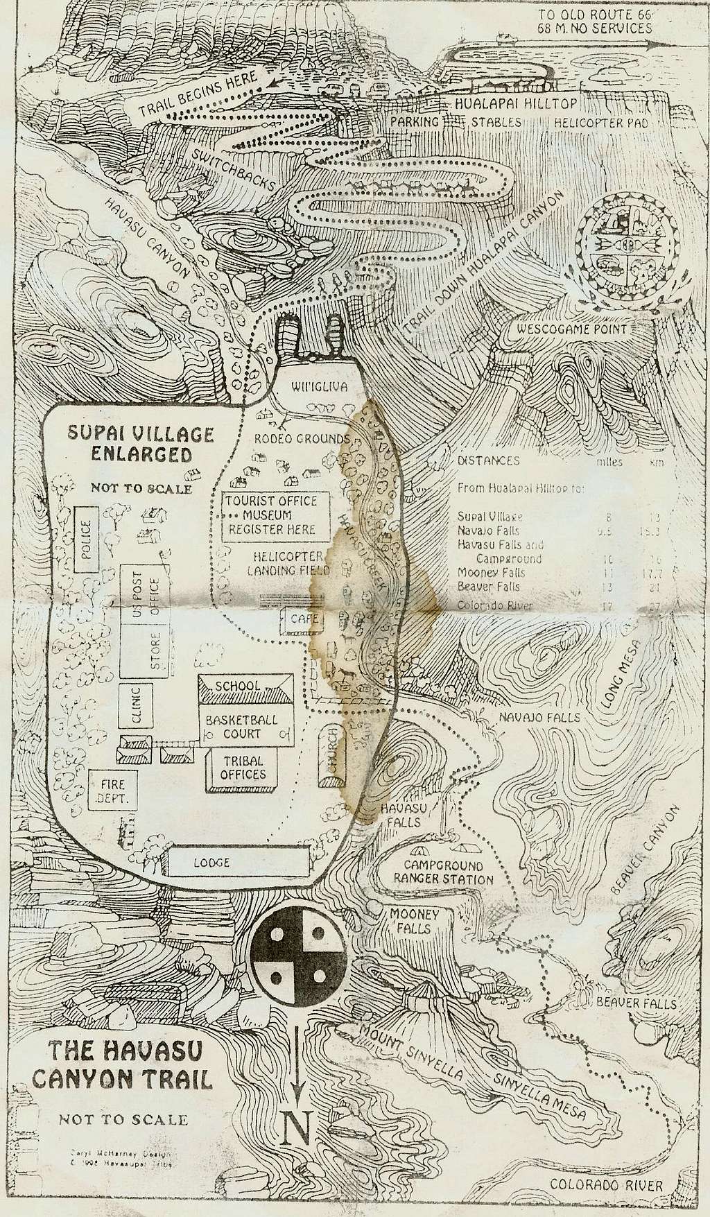 Havasu Canyon Map