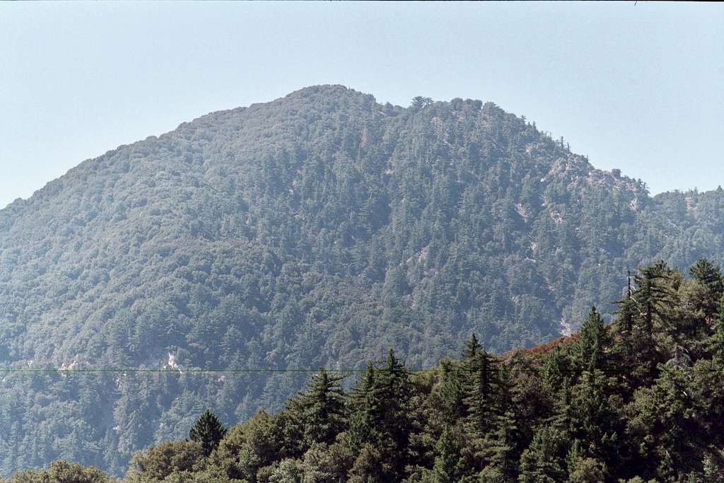 San Gabriel Peak (6,161') in San Gabriel Mtns.