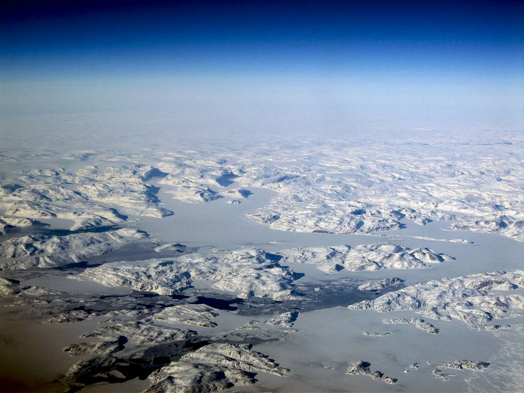 Canadian Arctic Pack Ice and Islands.